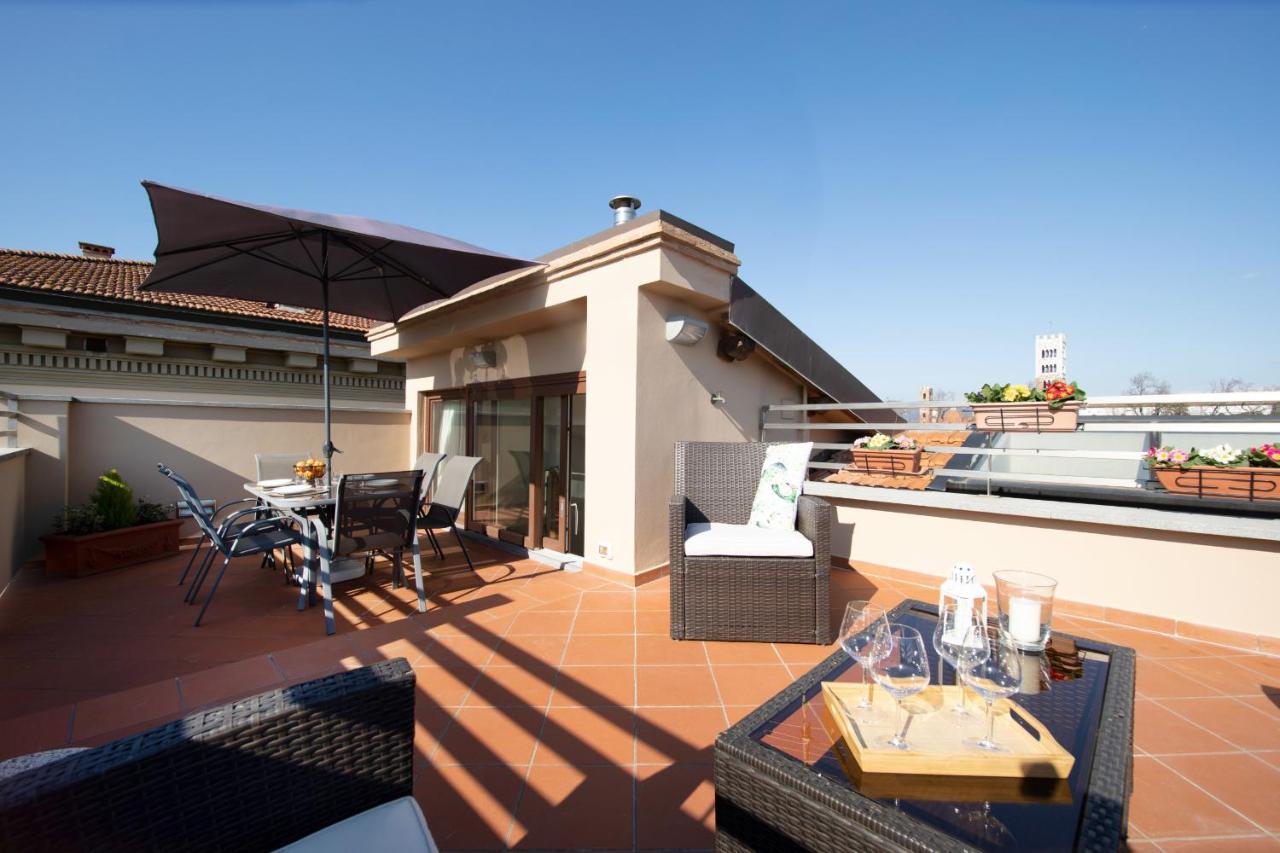 Rooftop Delight With Terrace Lucca Kültér fotó